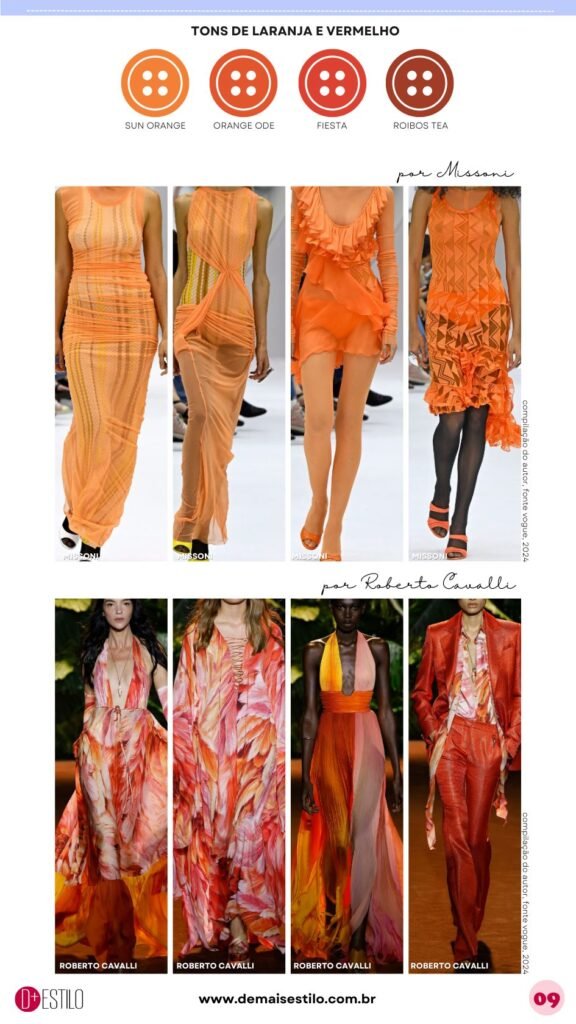 cor-tendência-primavera-2024-verão-2025-moda-laranja-vermelho