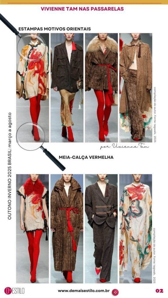 outono inverno 2025 coleção moda inspiração